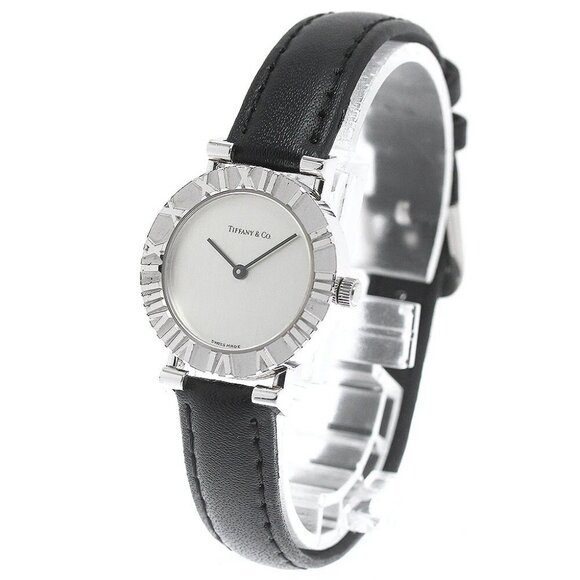 TIFFANY&Co. Atlas SV925 Silver Dial Quartz Ladies Watch Pre-Owned Tiffany & Co. Atlas Quartz Watch with Silver Dial  main image 3